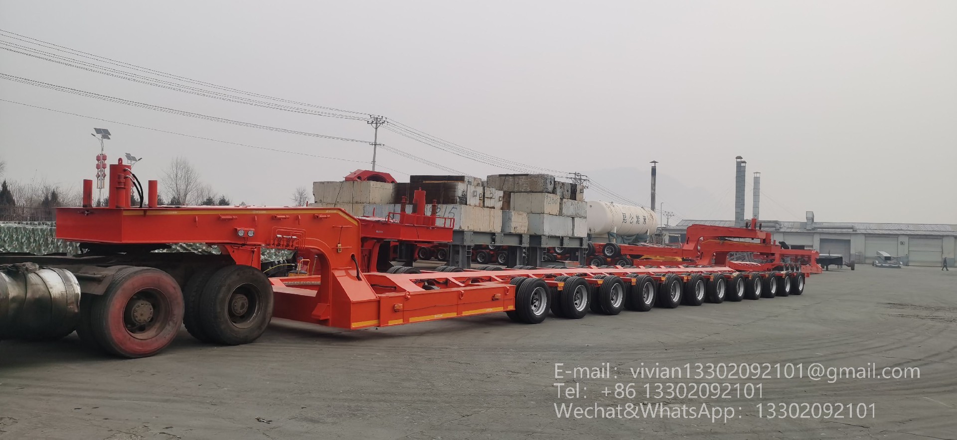 N-series hydraulic modular trailer - hydraulic trailers